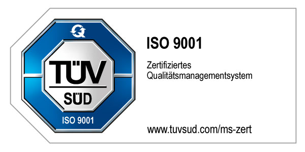 ISO 9001 Zertifizierung TÜV Süd